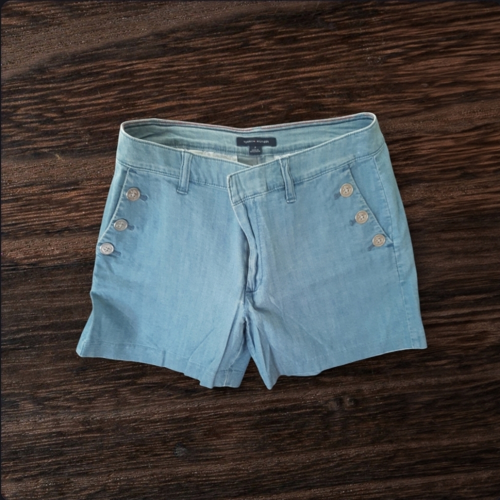 Tommy Hilfiger Jean Short Shorts Sz 2